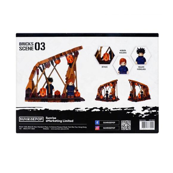 Sunrisepop Jujutsu Kaisen Small Scene Bricks + Bricks Man (Megumi & Nobara)Combo - Picture 3 of 10
